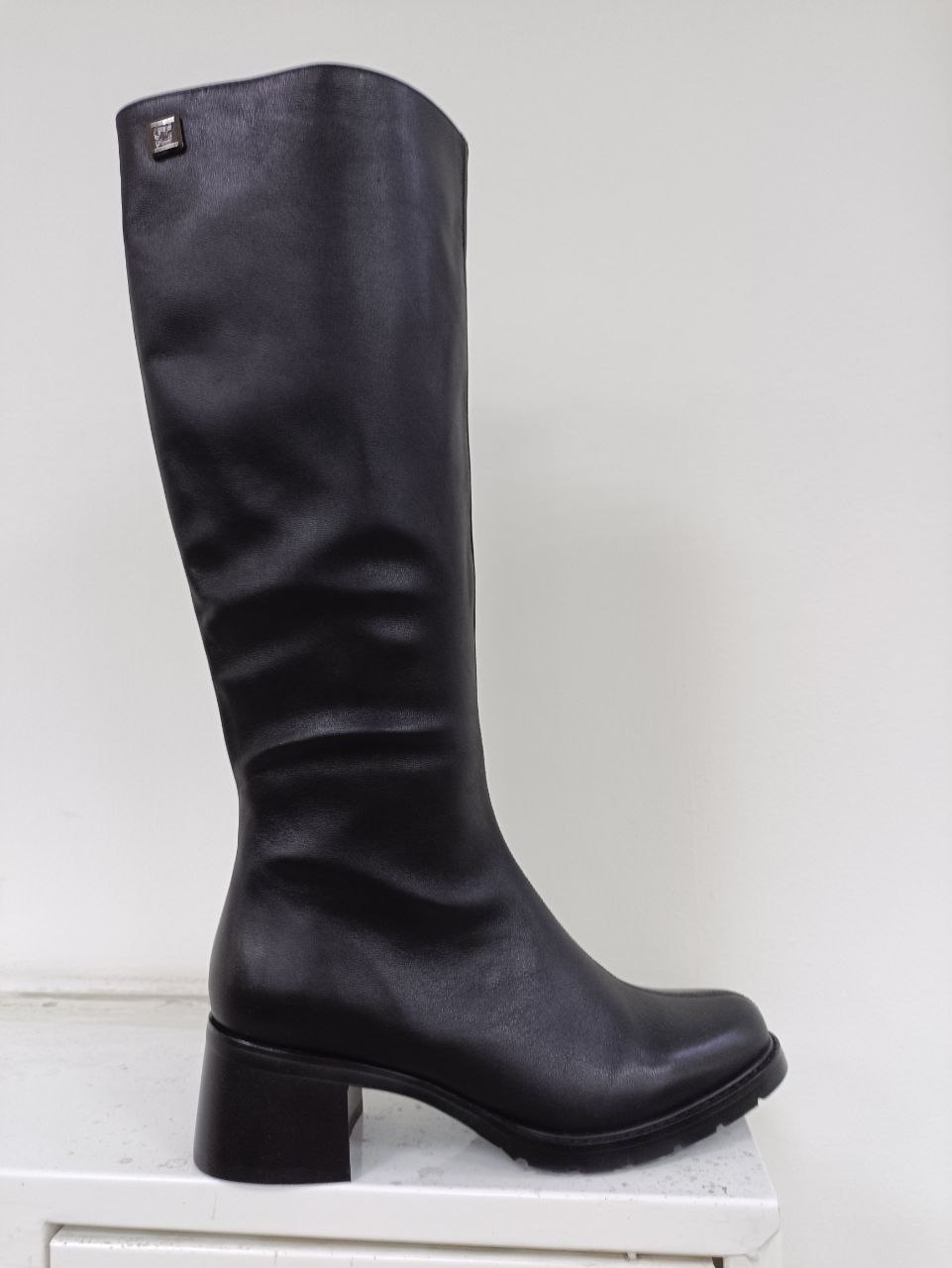 Сапоги демисезонные нат.кожа 102B-281B Popular Fashion