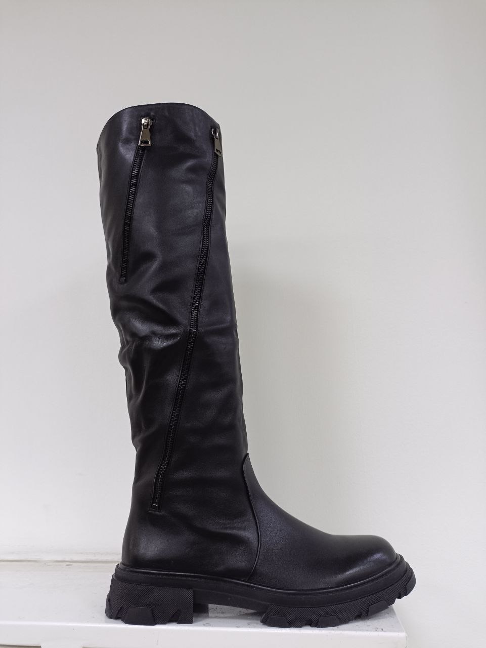 Сапоги демисезонные нат.кожа 2014B-502B Popular Fashion