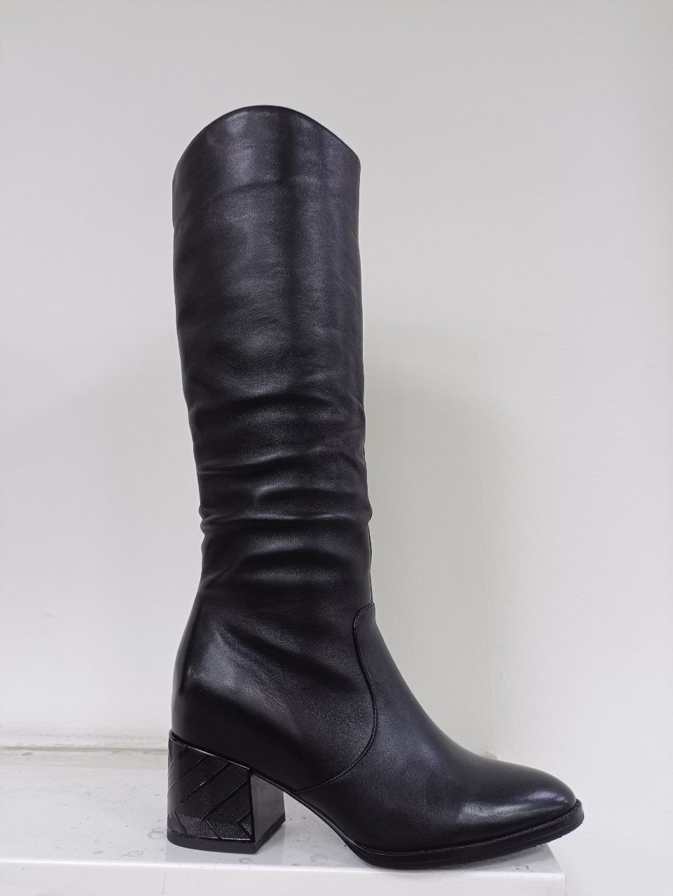 Сапоги демисезонные нат.кожа 361-795A Popular Fashion