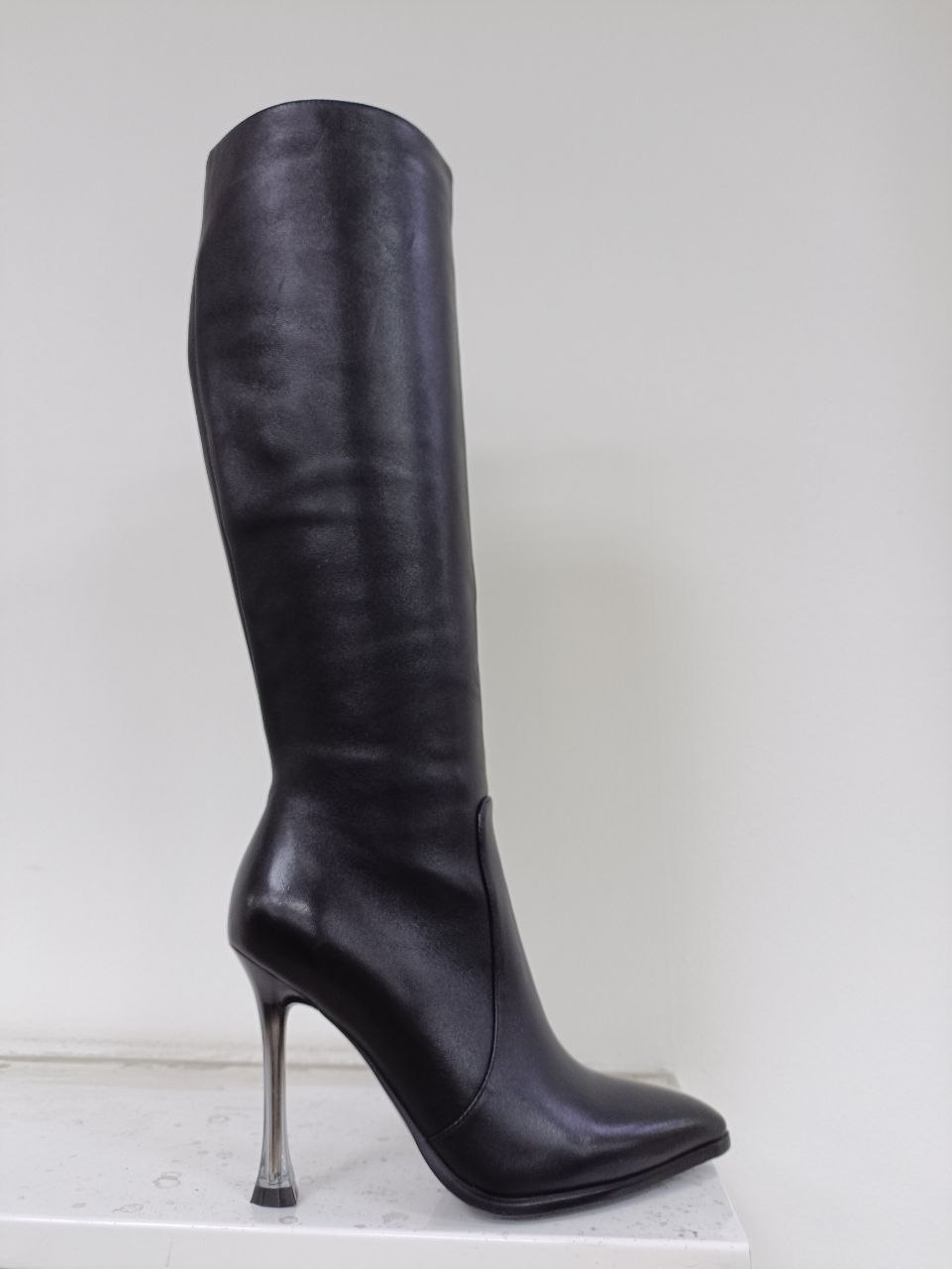 Сапоги демисезонные нат.кожа 86B-648 Popular Fashion