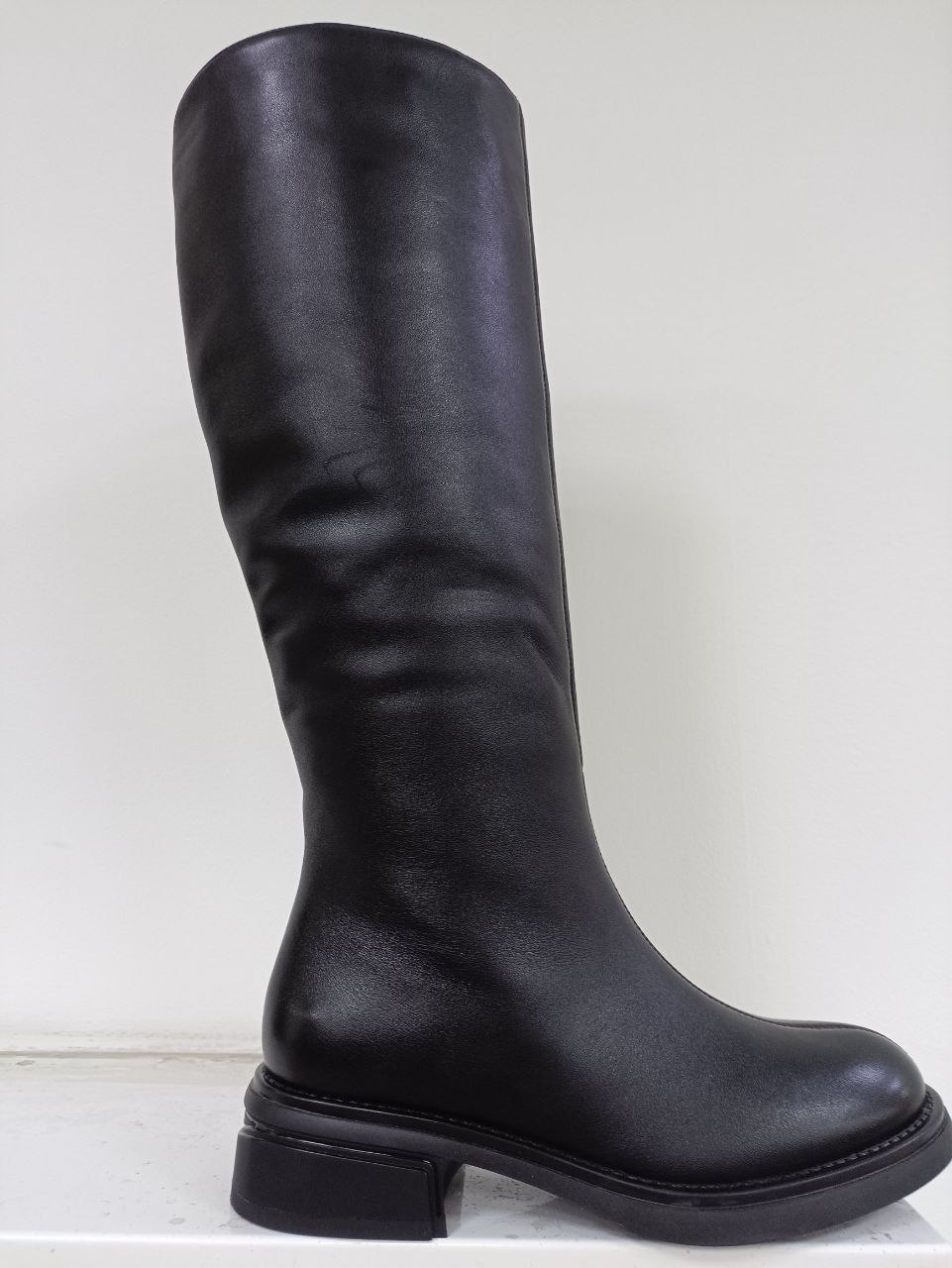 Сапоги демисезонные нат.кожа B82B-161A Popular Fashion