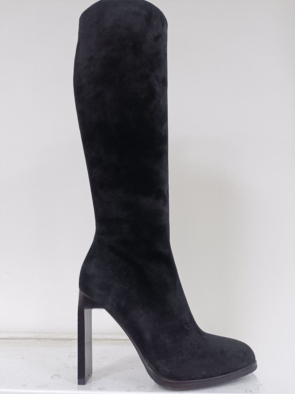 Сапоги демисезонные замша 55-573B Popular Fashion