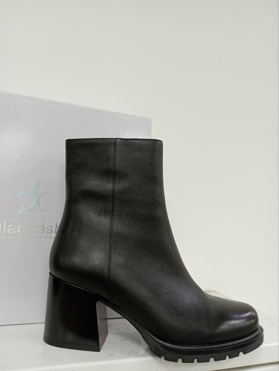 Ботинки нат.кожа нат.мех 79W-200A Popular Fashion