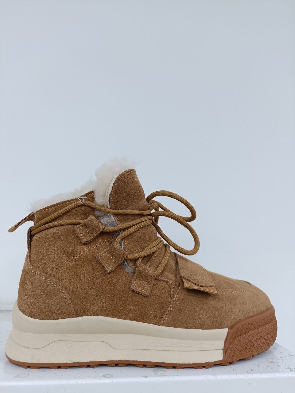 Кроссовки зима нат.мех Q1w-1 Popular Fashion