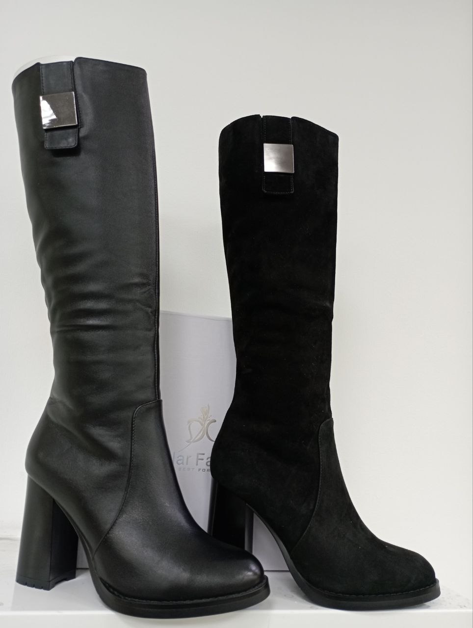 Сапоги замшевые зима Е76-186B Popular Fashion