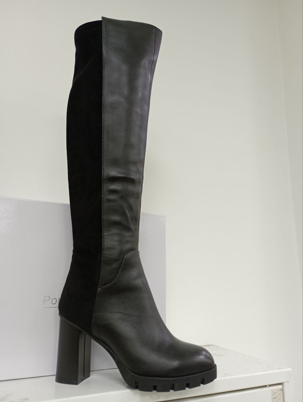 Сапоги зимние кожа 2w-2a Popular Fashion